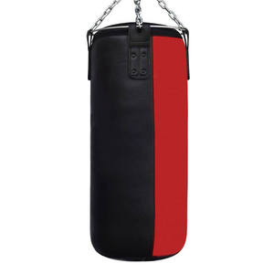 Leather Heavy Duty Boxing Sandbag with Hanging Punching Bag Training Equipment <b>25KG</b> <b>Weight</b> Customizable Logo Color Sand Filling - Product Image 5