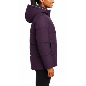 Chaqueta de burbujas premium para mujer, ligera, con capucha, para invierno, uso diario informal, caminar, viajar y clima frío. - Product Image 3