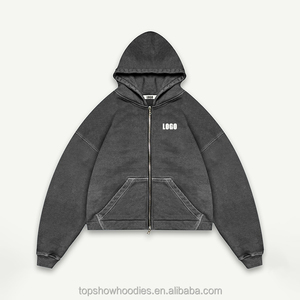 Sudadera con Capucha Extra Grande para Hombre, de Algodón Transpirable de 340g, con Capucha y Bolsillo para Invierno - Product Image 2