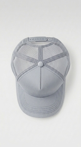 Casquette de baseball en coton lavé style trucker, dos en maille vintage, visière incurvée, ajustable, streetwear décontracté, broderie de logo personnalisée - Product Image 3