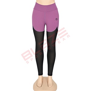 Blaze Fight Wear Leggings personalizados Secado rápido Antiestático Crossover Cintura alta Transpirable Cintura elástica Leggings de yoga - Product Image 5