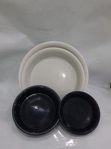 จานกระถางต้นไม้พลาสติกจานรองทรงกลมทนทานสำหรับปลูกดอกไม้ในบ้านกลางแจ้งเหมาะสำหรับสวนในบ้านหรือออฟฟิศ - Product Image 2