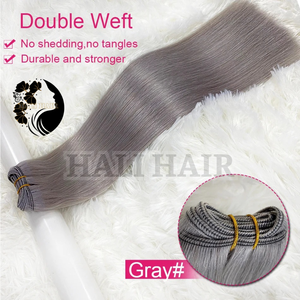 Extensiones de cabello humano de trama recta Remy vietnamita 100%, todos los colores, cabello Hali Premium, doble máquina teñida, Super doble dibujado - Product Image 6