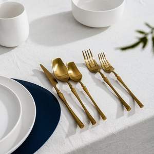 Cubiertos de Lujo Exquisitos para Cena, con Cuchillo y Tenedor para Ensalada, para una Celebración Glamurosa - Product Image 2