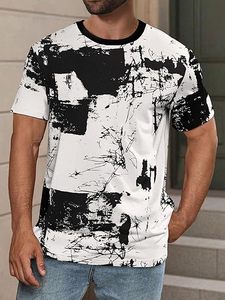 T-shirts graphiques hip-hop pour hommes, décontractés, élégants, tendance, imprimés - Product Image 2