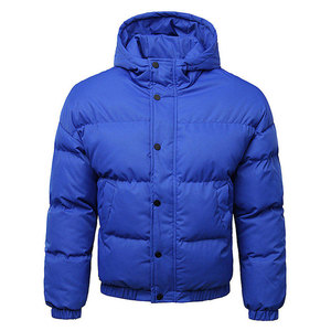 Brand New High Quality Men's <b>Yellow</b> Hooded <b>Puffer</b> <b>Jacket</b> Windproof Thick Polyester Winter Coat Casual Button Closure Regular Fit - Product Image 6