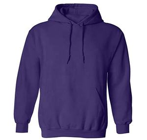 Sudaderas con capucha personalizadas para hombre al por mayor, Jersey térmico de algodón 100% de alta calidad, ropa de calle Unisex, sudaderas con patrón sólido - Product Image 3
