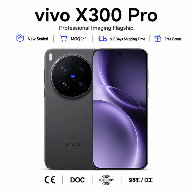 2026 Original vivo X300 Pro Global Version 5G Smartphone 200MP ZEISS Camera Dimensity 9500 Android Phone