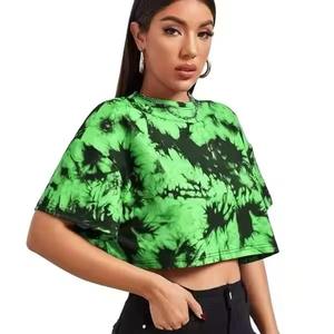 Top Corto de Manga Larga para Mujer, Color Liso, Hecho de Algodón y Poliéster, Artículo Nuevo en Línea, Precio Bajo - Product Image 1