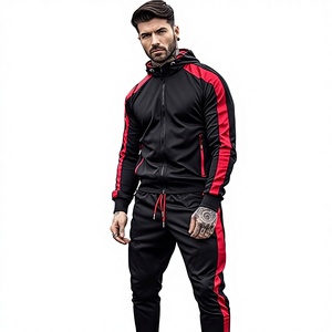 Survêtements d'hiver pour hommes, élégants, écologiques, réversibles, confortables, respirants, grande taille, à capuche, avec fermeture éclair, 100% coton - Product Image 1