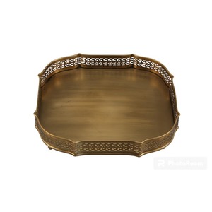 Plateau en acier de qualité supérieure pour servir, plateau en métal durable pour la restauration par HRCRAFTVERSE d'Inde - Product Image 5