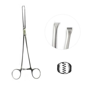 Instrumentos Quirúrgicos de Alta Calidad, Pinzas para Tejidos Allis, Pinzas Quirúrgicas de 4x5 Dientes, Instrumento Médico de Acero Inoxidable - Product Image 2