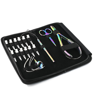 Kit de herramientas para extensiones de cabello con pinzas profesionales para instalación y peinado de extensiones de cabello en salones de belleza - Product Image 2