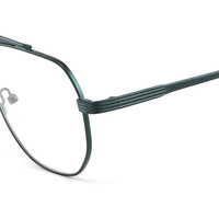 Lunettes de vue en acier inoxydable à double pont pour hommes, montures optiques carrées en métal, personnalisables avec logo pour marques et grossistes