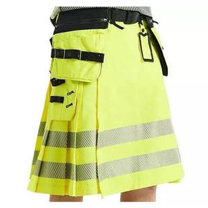 Kilt utilitaire écossais pour pompier, kilt tactique de la brigade incendie, poches cargo modernes 2026 - Product Image 1