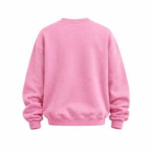 Women Casual Pink <b>Sweatshirt</b> Custom Logo Oversized Crew Neck Pullover Comfortable Fleece Wear Fashion Wear Outerwear <b>Sweatshirt</b> - Product Image 4