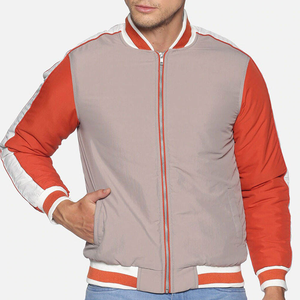 Vêtements d'extérieur surdimensionnés personnalisés de haute qualité - Blouson bomber pour homme personnalisé 100% coton respirant - Product Image 1