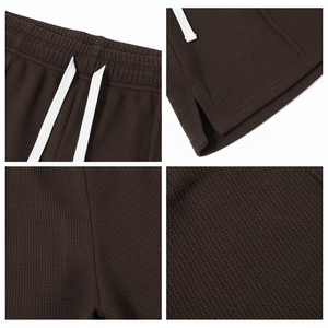 Streetwear Sports Shorts Cotton Polyester <b>Blend</b> 220 GSM Lightweight Stretchable Breathable Daily Wear Shorts OEM Custom - Product Image 5