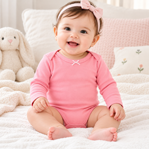 Vêtements d'escalade pour bébé Detailor A6034, style coréen, en coton floral, à manches longues, unisexe, sans logo, pour printemps et automne - Product Image 2