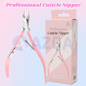 Professional Stainless Steel Cuticle Nipper with Pink Handle for Manicure Pedicure Feet Care-Durable & Portable <b>Nail</b> <b>Tool</b> - Product Image 6