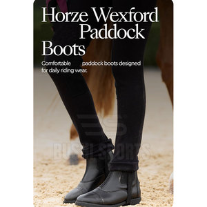 Nouvelles bottes de paddock classiques, texture lisse, semelle flexible et confort durable - Product Image 4