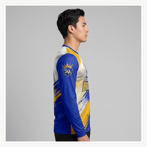 เสื้อวอลเลย์บอลแขนยาวแบบซับลิเมชั่นสั่งทำ OEM สำหรับผู้ชายและเยาวชน ชุดทีมกีฬา เสื้อกีฬาระบายอากาศได้ดี SVA Wiesner - Product Image 3