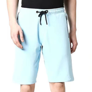 Pantalones cortos transpirables de playa 100% algodón para hombre, los más vendidos, con impresión de logotipo personalizado, pantalones cortos elásticos de verano en venta - Product Image 4
