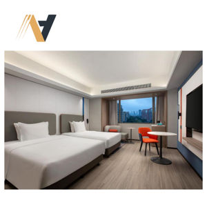 Ensemble de meubles de chambre à coucher de style moderne pour hôtel, taille Queen, pour la rénovation et la réaménagement de chambres d'hôtes commerciales, Holiday Inn - Product Image 2