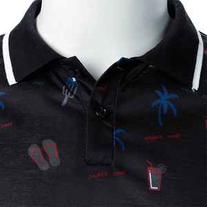 เสื้อโปโลกอล์ฟผู้ชายพิมพ์ลายดิจิตอลตามสั่ง ปักลายได้ทั่วตัว ด้วยเทคนิคการพิมพ์แบบ Sublimation แห้งเร็ว เหมาะสำหรับเล่นกีฬา - Product Image 5