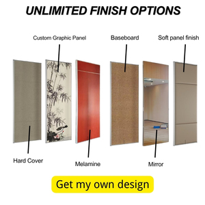 Divisor Plegable Insonorizado y <span class=keywords><strong>Paredes</strong></span> Deslizantes Puerta Móvil Operable para Oficina para Dividir la Habitación - Product Image 5