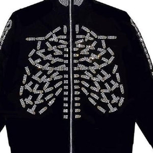 Oferta Caliente, Nueva Llegada, Sudaderas con Pedrería 100% Algodón para Hombre, Estilo Único, Transpirables, Ligeras, Corte Holgado, con Bolsillo - Product Image 3