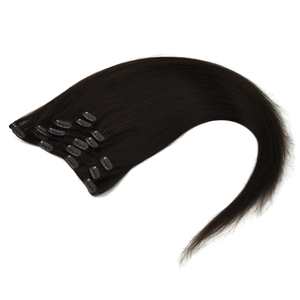 KSWIGS Extensions de cheveux chinois Remy à clips en gros, haute qualité, texture naturelle et lisse sans couture - Product Image 3