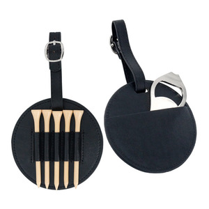 Porte-étiquette en cuir pour tee de golf, fabricant d'étiquettes pour sac de golf - Product Image 5