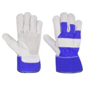 ถุงมือหนังวัวคุณภาพสูงบุผ้าฝ้าย สวมใส่สบาย ป้องกันไฟฟ้าสถิตย์ สำหรับงานอุตสาหกรรมและทำสวน - Product Image 6