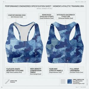 Soutien-gorge de sport sans couture personnalisé en Spandex et Polyester, motif camouflage, respirant, extensible, pour l'entraînement, soutien-gorge de sport pour femme - Product Image 3