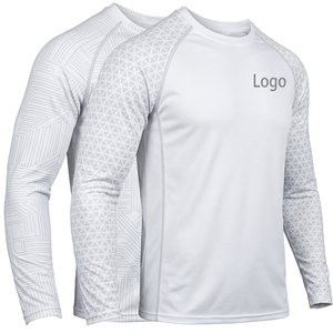 เสื้อตกปลาผู้ชายแขนยาว คอวี ดีไซน์ใหม่ปี 2026 ระบายอากาศ กันลม แห้งเร็ว ผลิตจากผ้าสแปนเด็กซ์/โพลีเอสเตอร์สั่งทำพิเศษ - Product Image 1