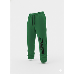 Custom Logo Ready <b>White</b> Sweatpants for Men Soft Brushed Fleece <b>Joggers</b> Comfortable Everyday Sportswear Bottoms - Product Image 6