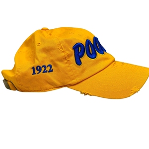 หมวกแก๊ปปักลาย Gold Sigma Gamma Rho Poodle สำหรับชมรมหญิงชาวกรีก ปรับขนาดได้ เหมาะสำหรับผู้หญิง สวมใส่สบายๆ ในมหาวิทยาลัย รับผลิตตามสั่ง ขายส่ง - Product Image 3