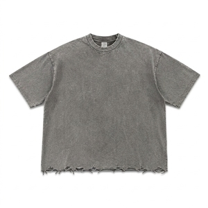 เสื้อยืดโอเวอร์ไซส์ผ้าคอตตอนพรีเมียมเนื้อหนัก สวมใส่สบาย ทรงบ็อกซี่ เป็นมิตรกับสิ่งแวดล้อม ระบายอากาศได้ดี น้ำหนัก 230 กรัม สไตล์สตรีทแวร์ - Product Image 2