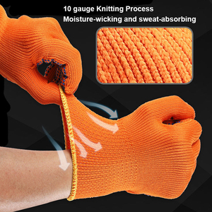 Premium Cotton <b>PVC</b> Dotted Gloves Anti Slip Industrial Safety Gloves Export Quality <b>PVC</b> Dotted Gloves Cotton Knit Work Gloves - Product Image 4