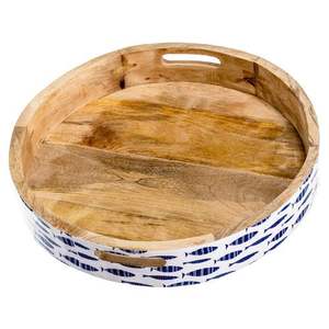 Bandeja de Servicio de Madera Esmaltada al por Mayor para Hoteles, Cafeterías y Restaurantes - para Exhibición Decorativa - Product Image 2