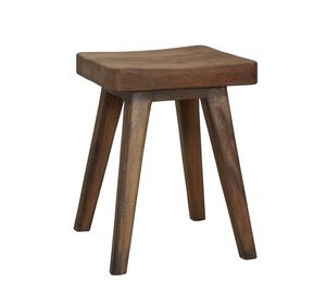 Taburete de madera estilo rústico, mueble inspirado en la granja, construcción de madera maciza, asiento rústico para cocina, comedor y hostelería - Product Image 6