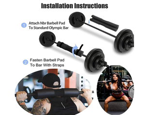 PROFIT SPORTS Almohadilla de Neopreno Antideslizante para Barra de Pesas, para Sentadillas y Elevaciones de Cadera, Protección para Cuello y Hombros - Product Image 3