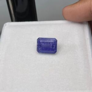 Tanzanita Natural de 7.55 ct, Corte Esmeralda, Calidad AAA con Brillo AAA y Bonito Color, Perfecta para Cualquier Joyería a Precio Económico - Product Image 5