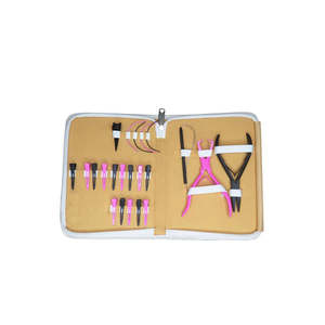 ชุดอุปกรณ์ต่อผมมืออาชีพ แบรนด์ดัง ดีไซน์ทันสมัย ผลิตจากสแตนเลส พร้อมชุดเครื่องมือคีมติดไมโครริง - Product Image 1