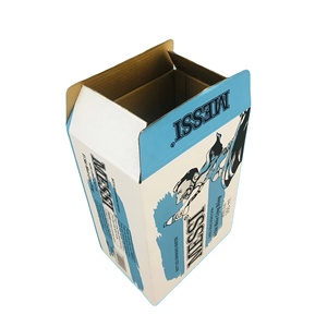 Caja de Cartón Corrugado Ecológica Personalizada al por Mayor, Fabricada con Materiales Reciclados para Envasado de Agua Mineral y Refrescos, Cartón Ranurado Reciclable - Product Image 1