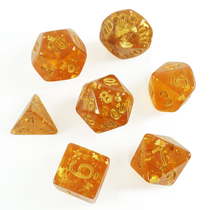 Dés polyédriques irréguliers transparents en acrylique personnalisés en usine pour divers jeux de cartes et de société, mini dés de jeu - Product Image 1