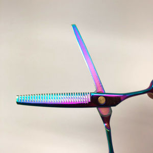 <b>Barber</b> Scissors <b>Set</b> 7.5 Inch Sand Finish Cutting Shear with <b>Barber</b> Razor, German Stainless Steel Professional Scissor Kit - Product Image 5
