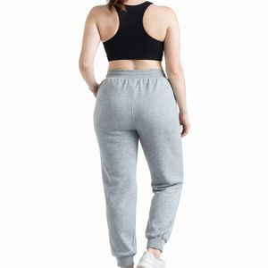 Pantalones Deportivos de Color Sólido para Mujer, Pantalones Casuales con Cintura Elástica, Ropa Casual, Ajuste Cómodo, Estilo Informal, Pantalones Deportivos para Uso Diario - Product Image 2