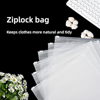 Sacs en plastique givrés recyclés personnalisés OEM/ODM avec votre logo, fermeture éclair, pour vêtements, emballage et expédition